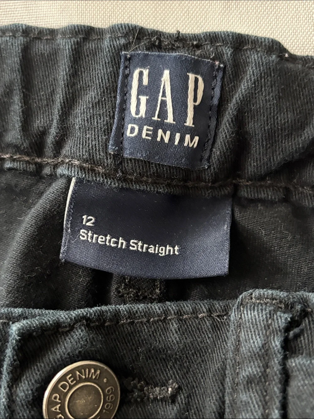 GAP Black Wide-Leg Pants kids size 12